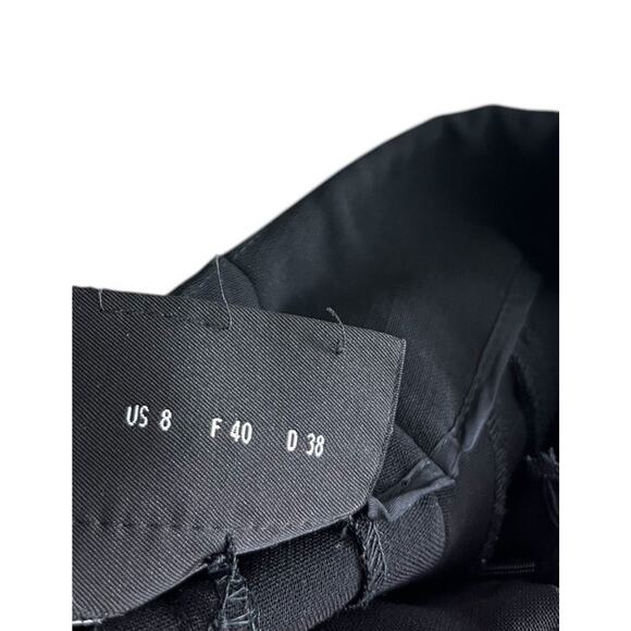 Akris Black Women's Pants 8 Wool High Rise Career Quiet Luxury Workwear Office - Picture 8 of 12